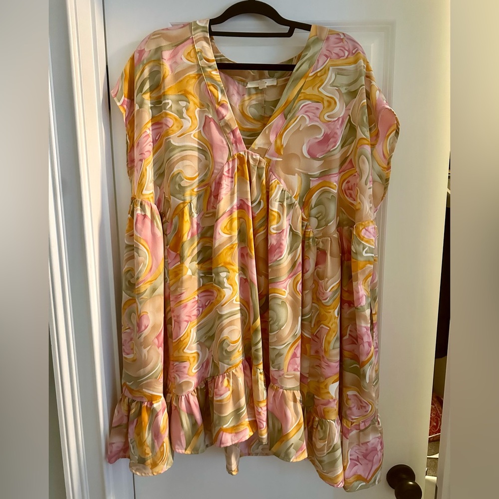 Entro tie dye mini dress! Worn once, great condition